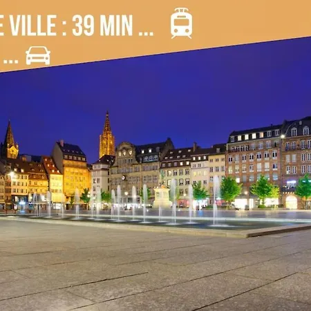 évasion Jacuzzi Sauna Cinéma Apartamento Eckbolsheim