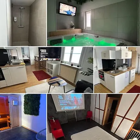 Apartamento évasion Jacuzzi Sauna Cinéma *