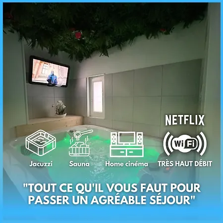 évasion Jacuzzi Sauna Cinéma Apartamento Eckbolsheim