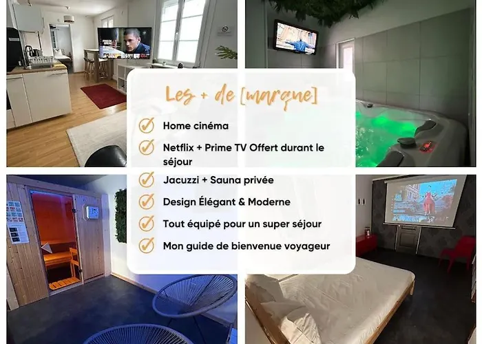 Apartment Evasion Jacuzzi Sauna Cinema